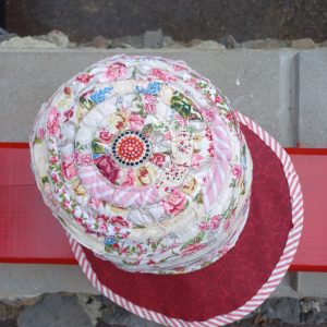 Boné Bege/Rosa claro