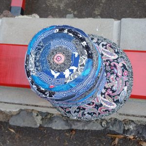 Boné Preto/Azul