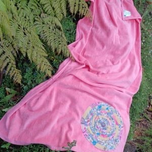 Toalha Amarelo/Rosa/Bege